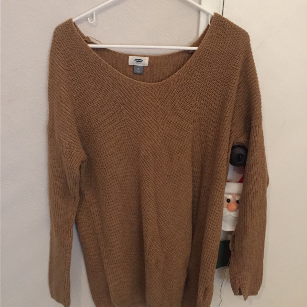 Light brown knit dress